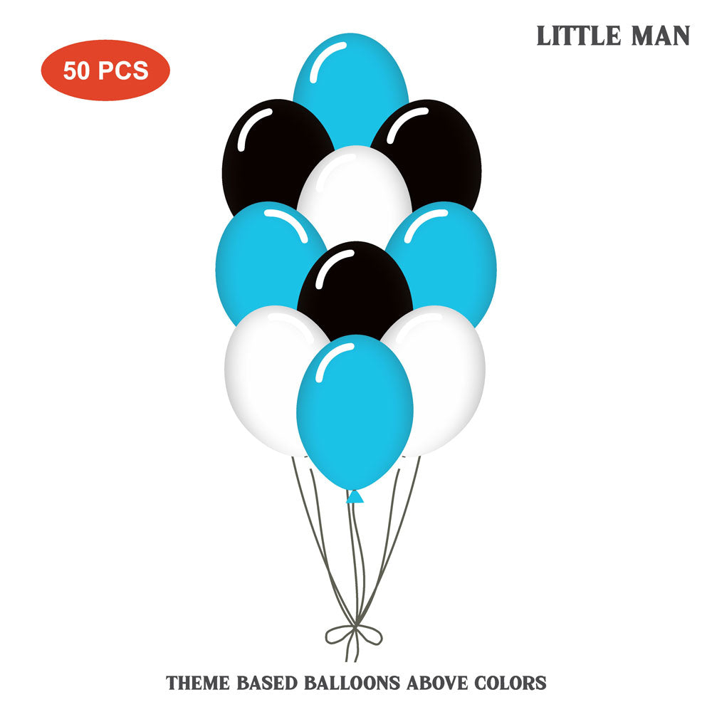 Little Man Theme Balloons