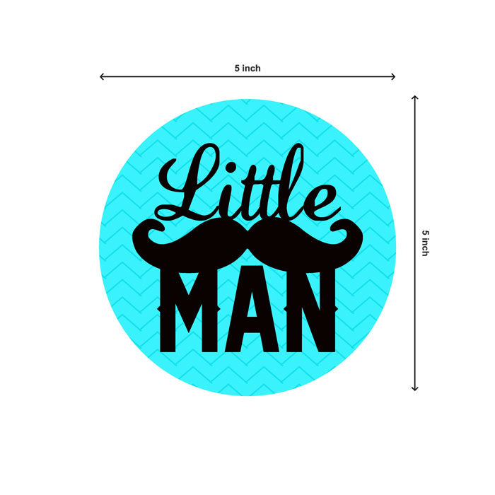 Little Man Theme Classic Swirls