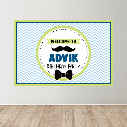 Little Man Theme Personalized Welcome Board