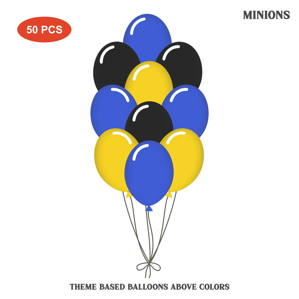 Minions Theme Balloons