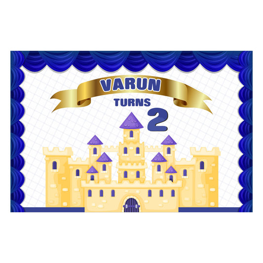 Prince Theme Personalized Backdrop