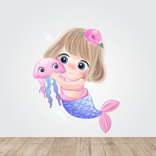 Mermaid Pastel Theme Cutout - BP 02