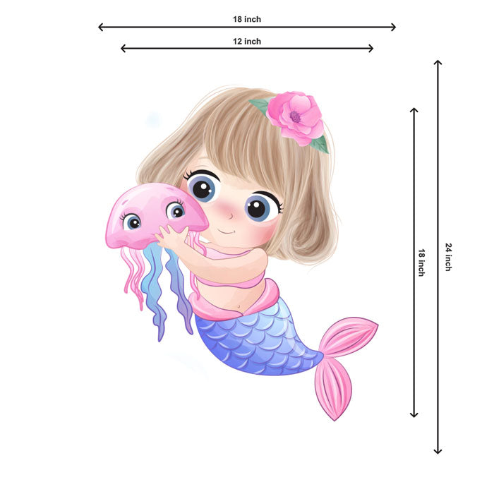Mermaid Pastel Theme Cutout - BP 02