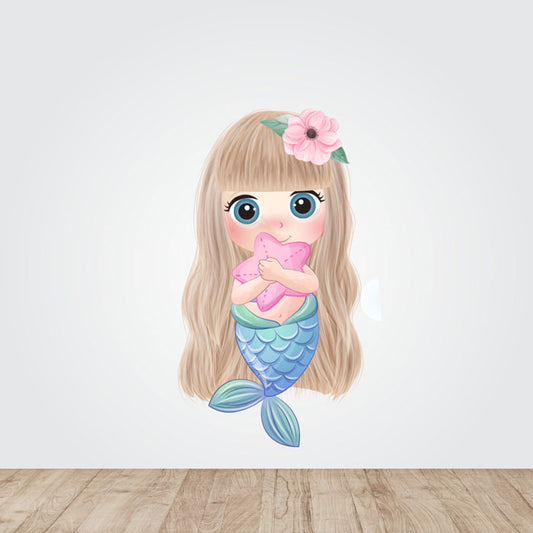 Mermaid Pastel Theme Cutout - BP 06