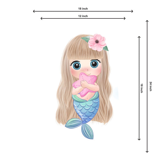 Mermaid Pastel Theme Cutout - BP 06