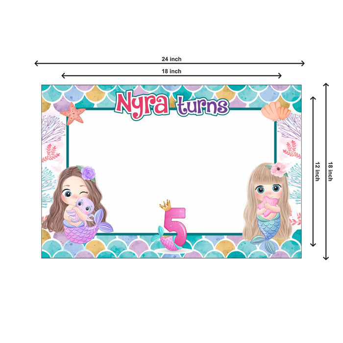 Mermaid Pastel Theme Photobooth