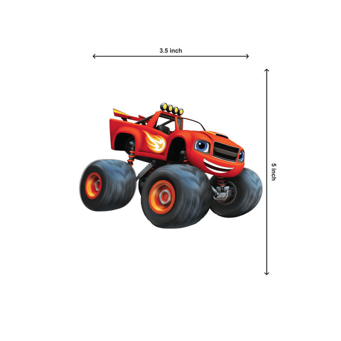 Blaze & Monster Truck Theme Swirls