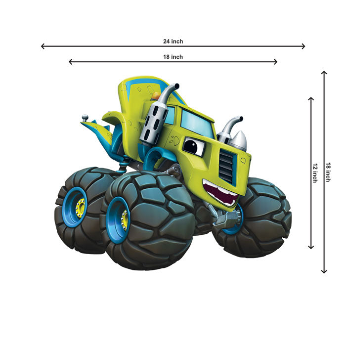 Blaze & Monster Truck Theme Cutout - BP 10