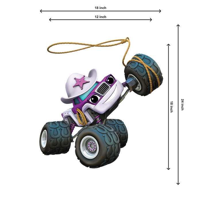 Blaze & Monster Truck Theme Cutout - BP 11
