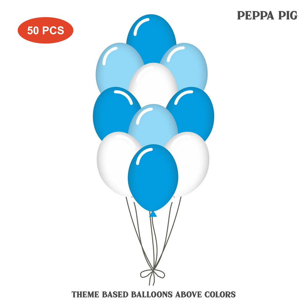 Peppa Pig Boy Theme Balloons