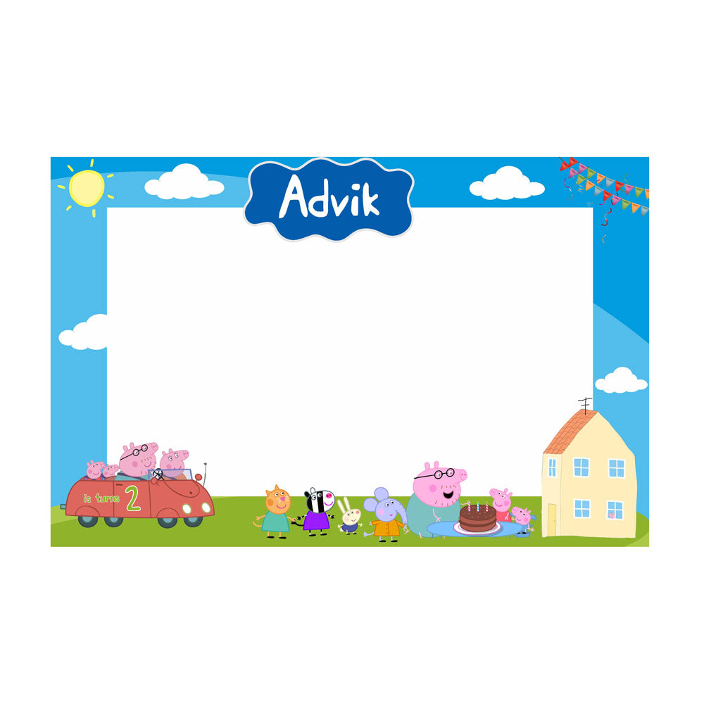 Peppa Pig Boy Theme Photobooth