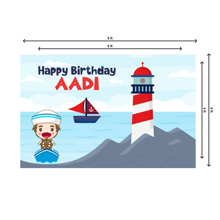 Sailor Theme Backdrop