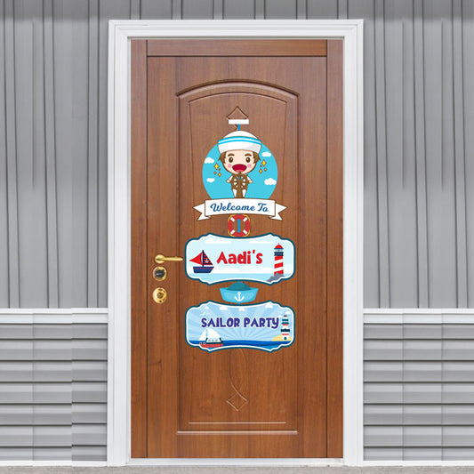 Sailor Theme Door Poster