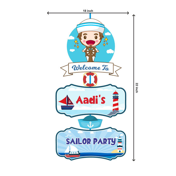 Sailor Theme Door Poster