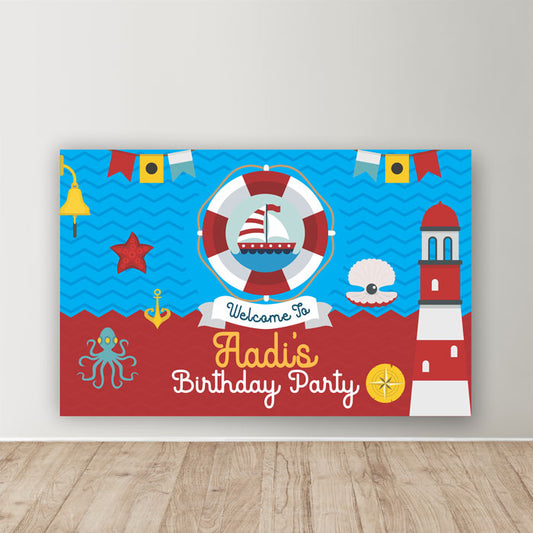 Sailor Theme Personalized Welcome Board