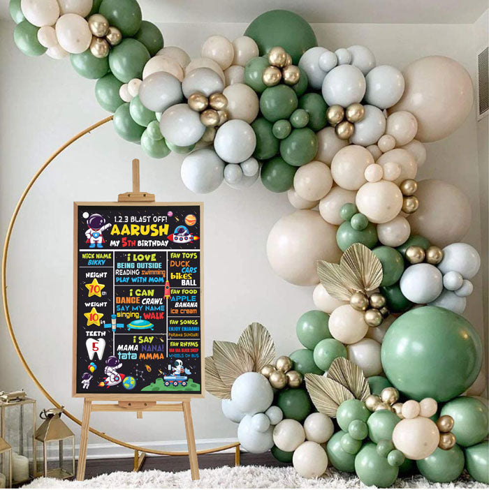 Space Theme Chalkboard