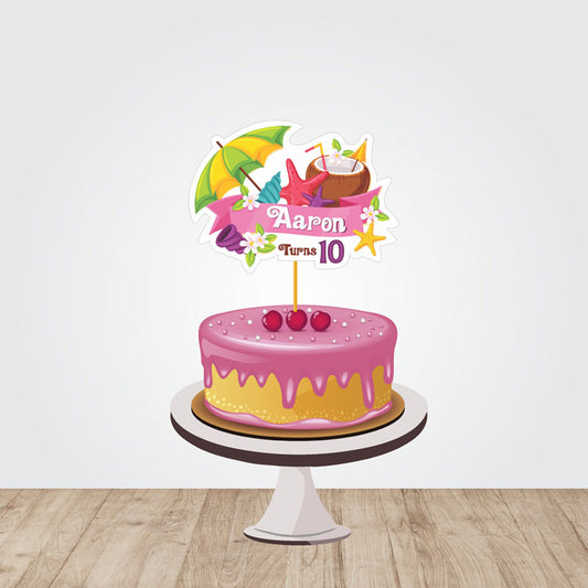 Summer Theme Caketopper