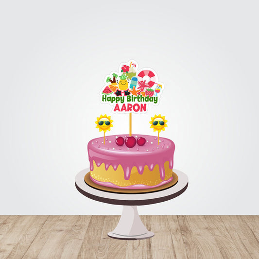 Summer Theme Classic Caketopper