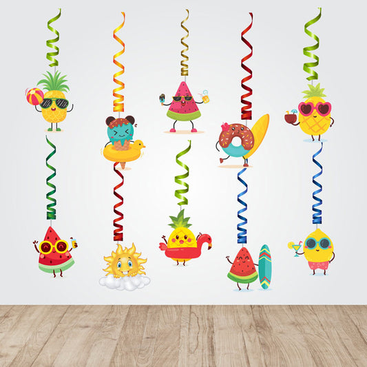 Summer Theme Swirls