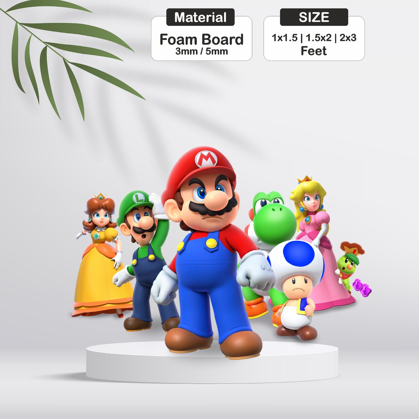 Super Mario Birthday Theme Cutout - BP 02