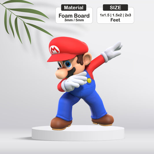 Super Mario Birthday Theme Cutout - BP 19
