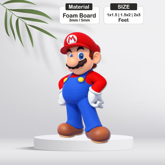 Super Mario Birthday Theme Cutout - BP 05