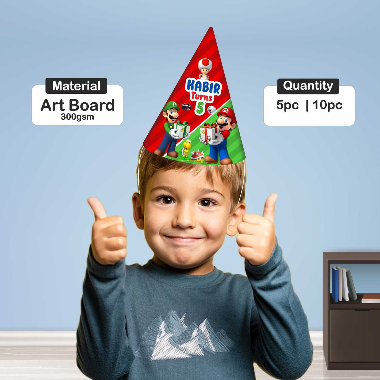 Super Mario Birthday Theme Classic Hat