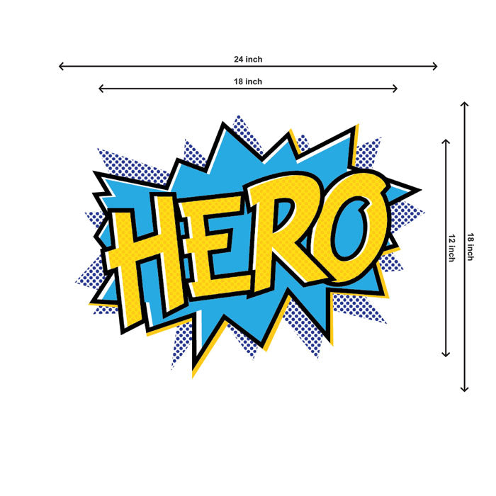 Super Heros Boy Theme Cutout - BP 16