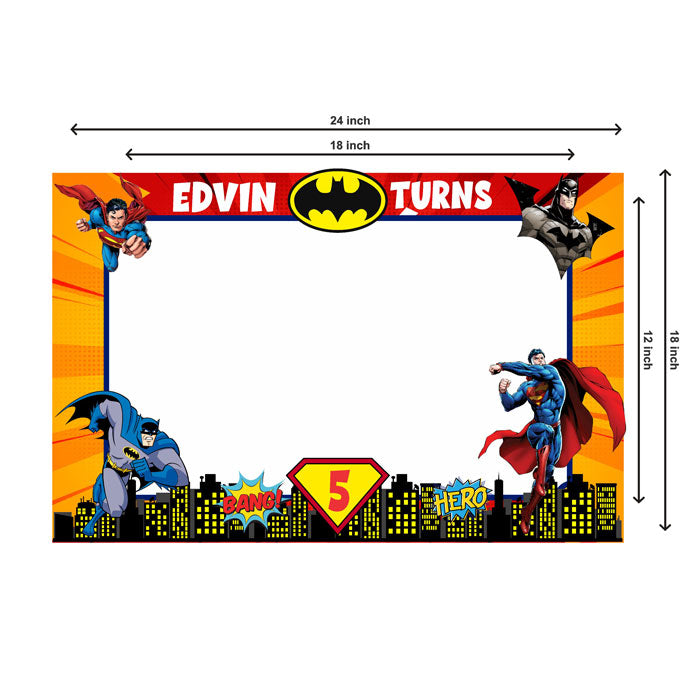Super Heros Boy Theme Photobooth