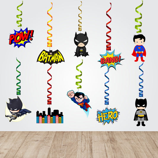 Super Heros Boy Theme Classic Swirls