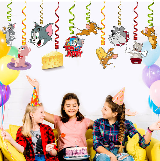 Tom & Jerry Theme Classic Swirls