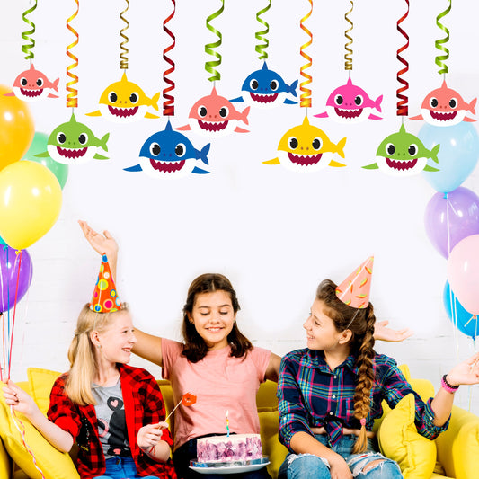 Baby Shark Theme Classic Swirls