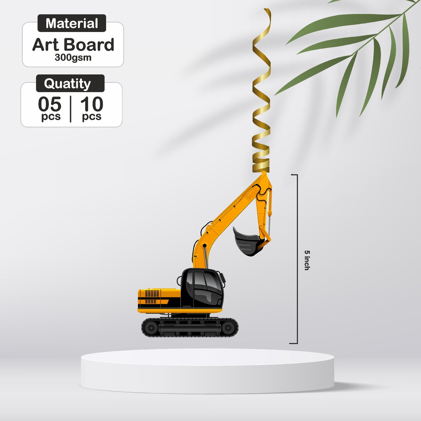 Construction Theme Swirls