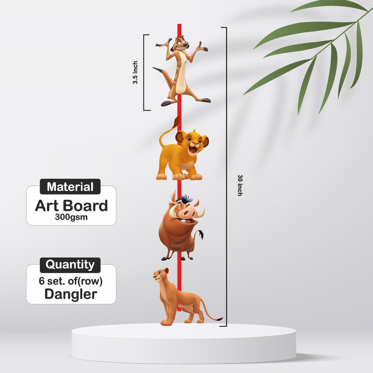 Lion King Theme Danglers