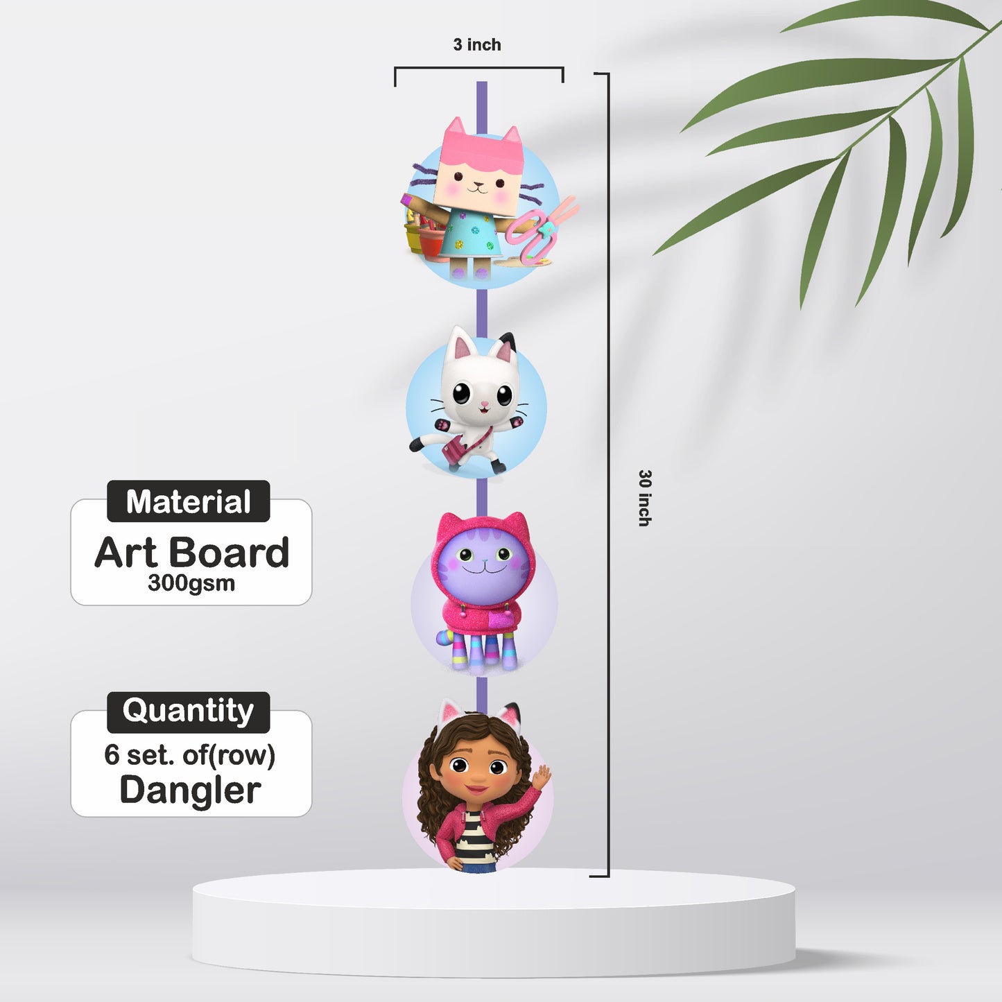 Gabby’s Dollhouse Theme Classic Danglers