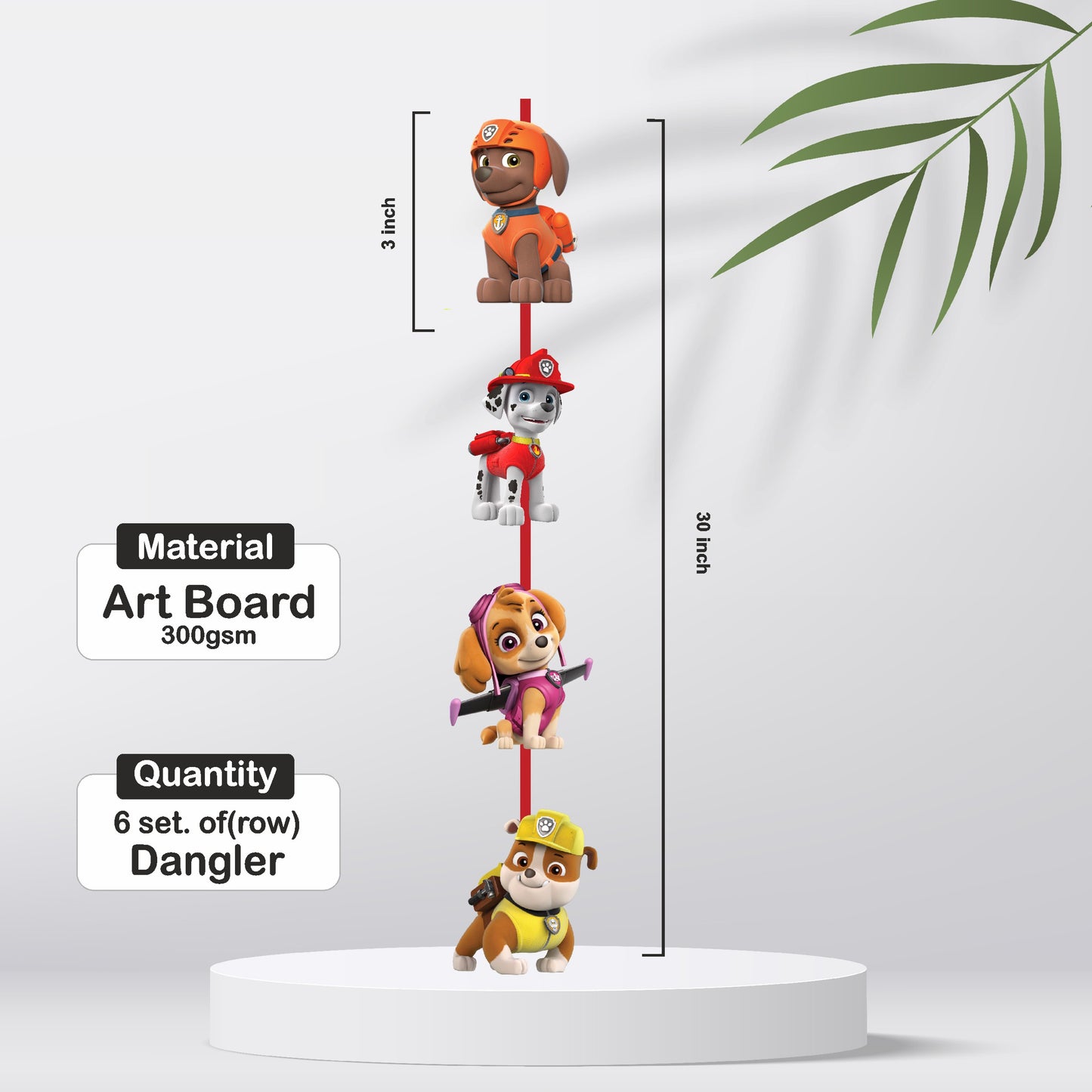 Paw Patrol Theme Danglers