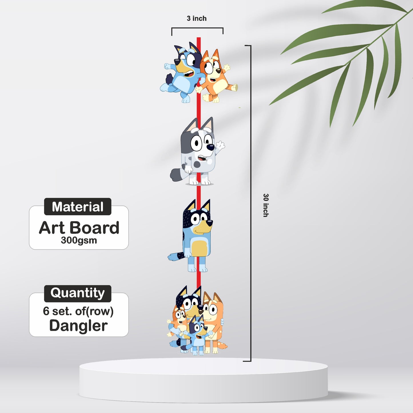 Bluey Theme Danglers