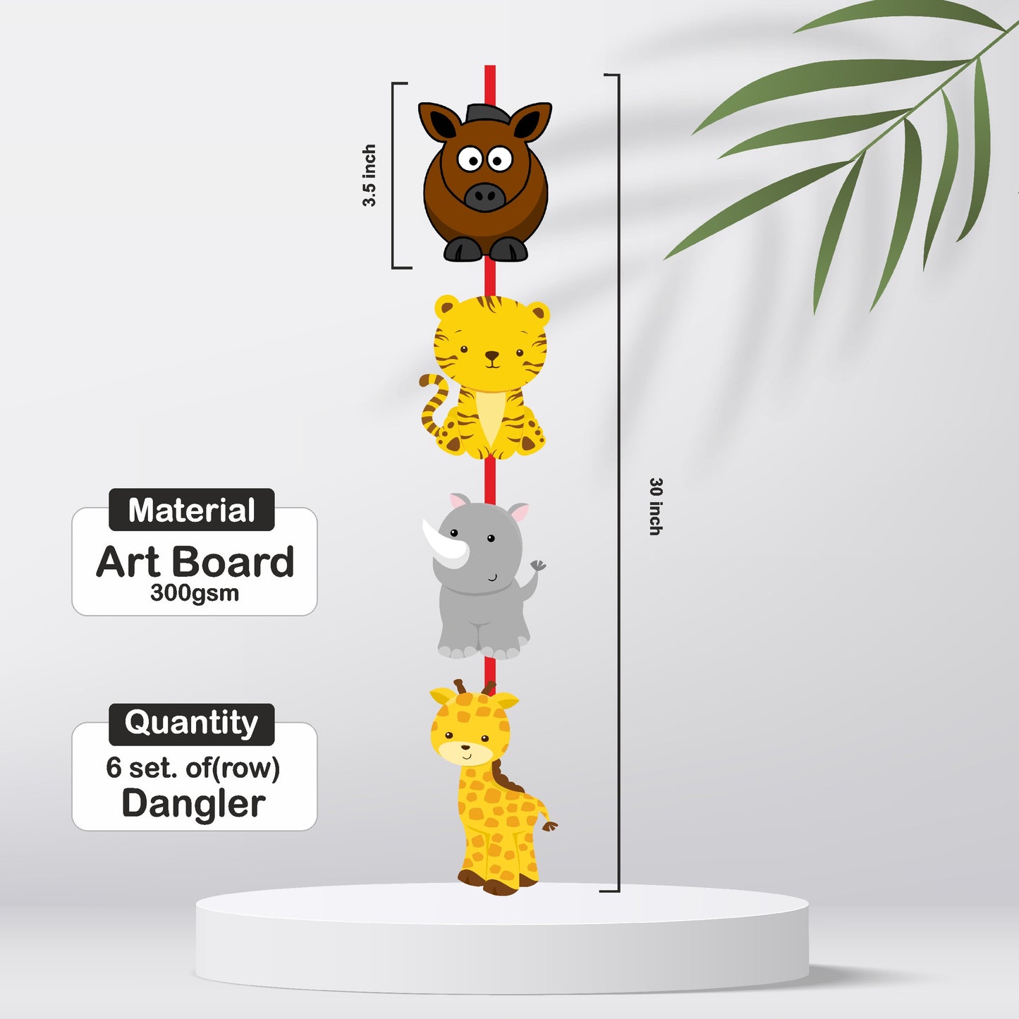 Jungle Theme Classic Danglers