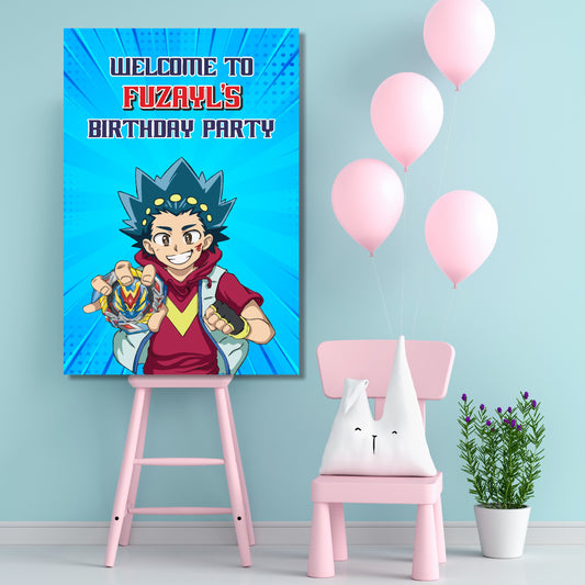 Beyblade Theme Welcome Board