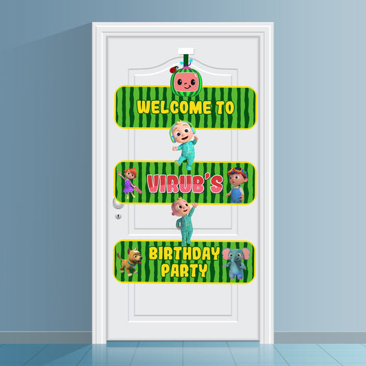 Cocomelon Theme Door Poster