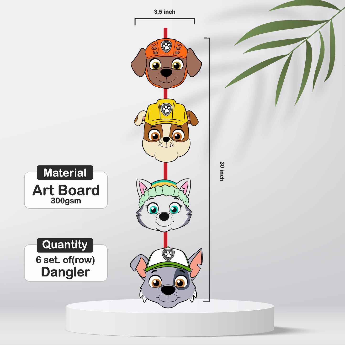 Paw Patrol Theme Classic Danglers