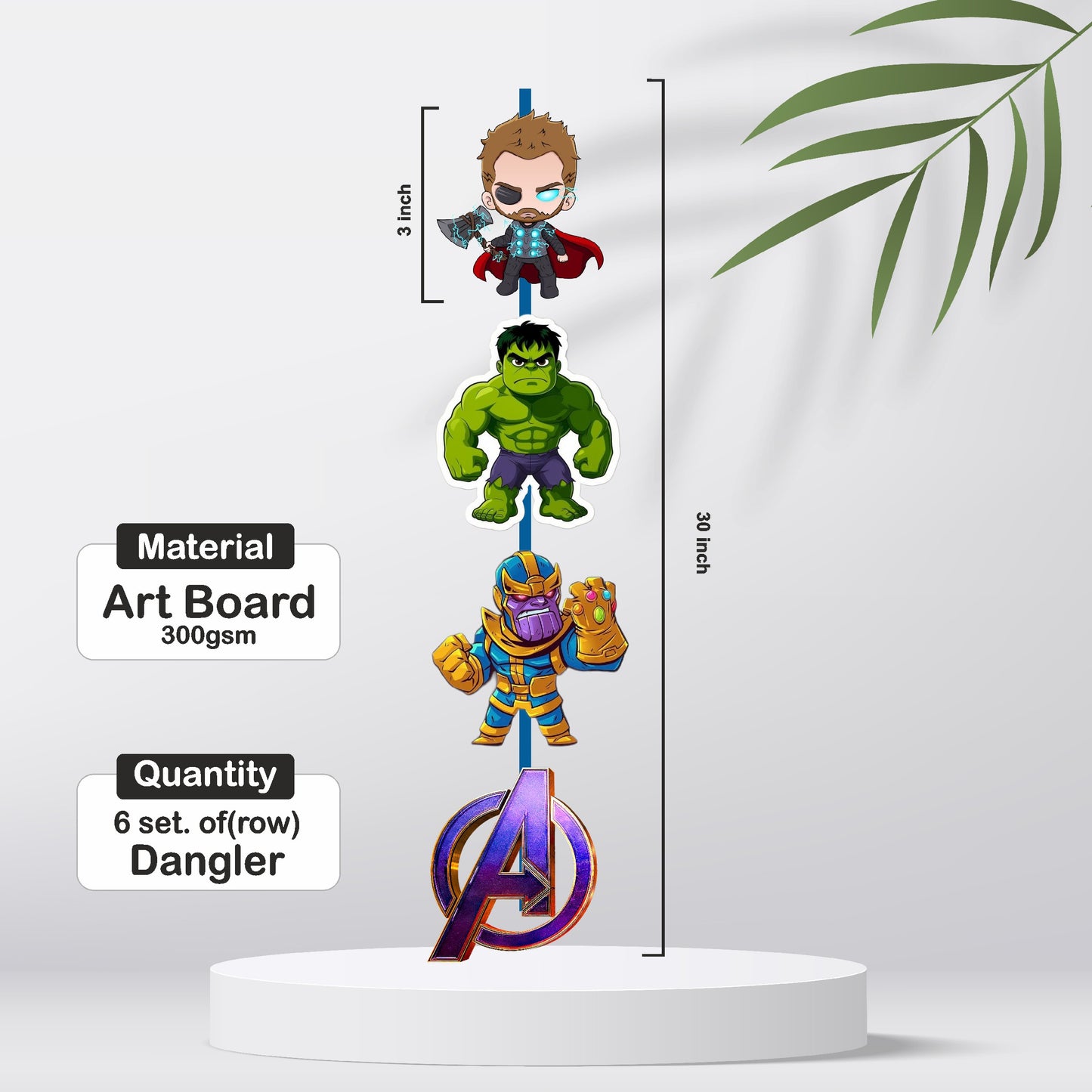 Avengers Theme Classic Danglers