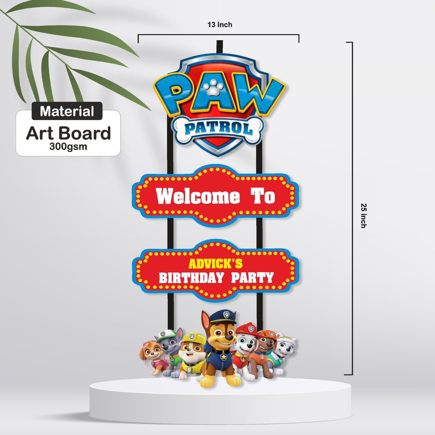 Paw Patrol Theme Door Poster