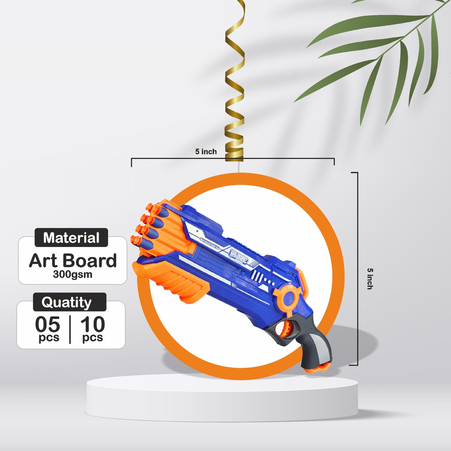 Nerf Gun Theme Swirls