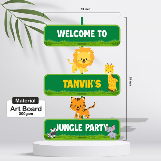 Jungle Theme Door Poster