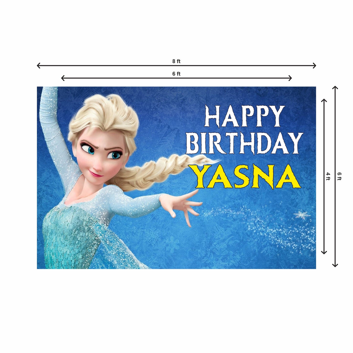 Frozen Theme Classic Backdrop