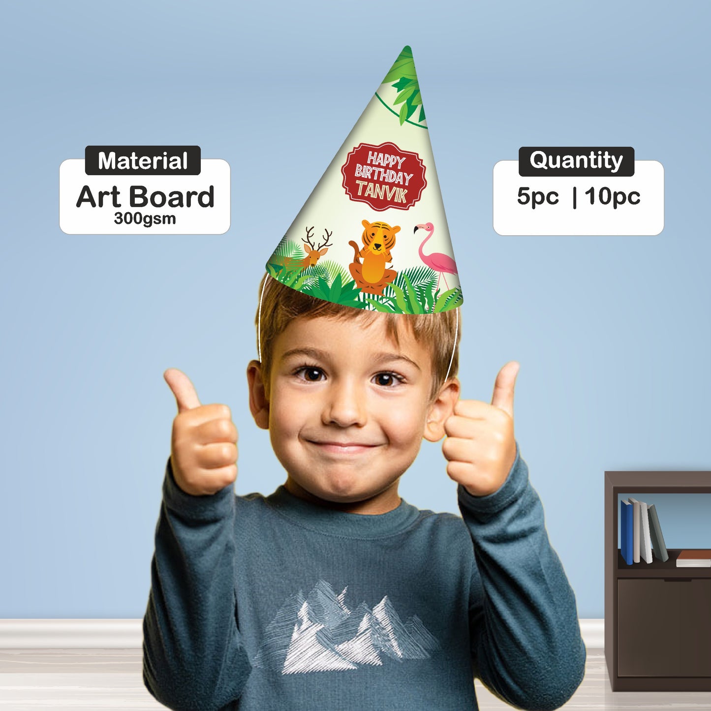 Jungle Theme Personalized Hat