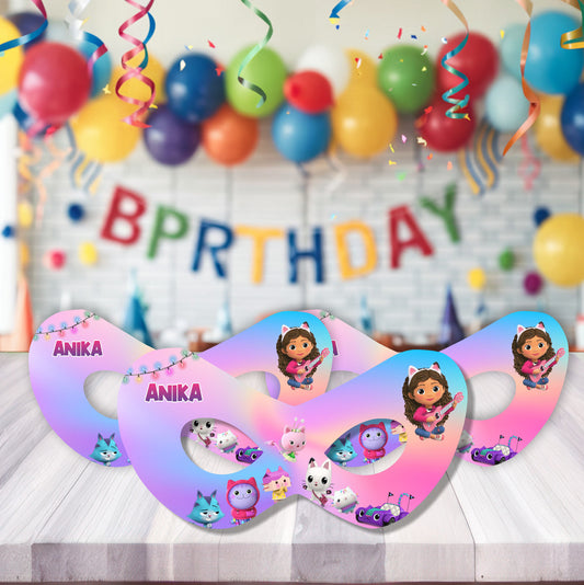 Gabby’s Dollhouse Theme Personalized Eye Mask