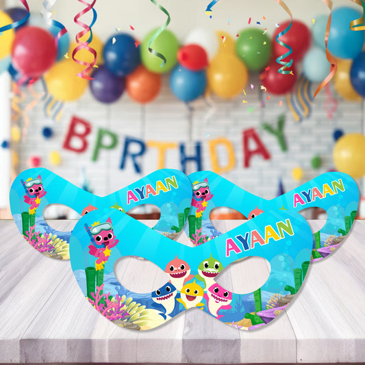 Baby Shark Theme Eye Mask