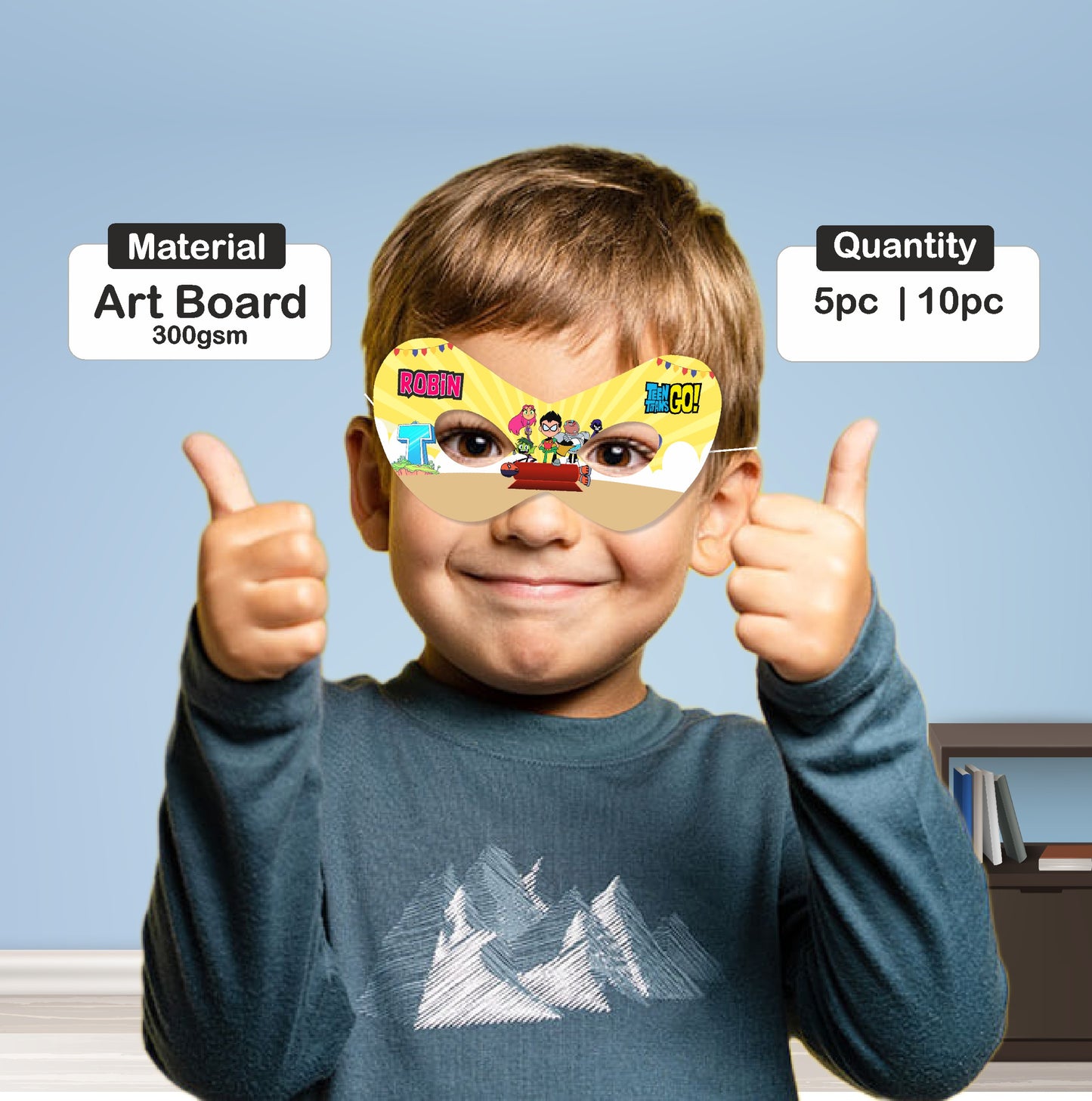 Teen Titans Theme Eye Mask